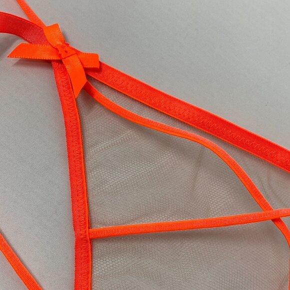 Agent Provocateur Zella Neon Orange Brief NWT - Picture 9 of 12